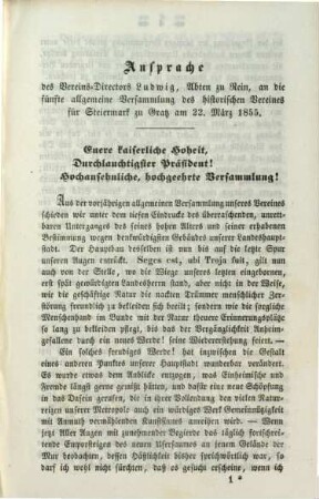 Mittheilungen des Historischen Vereines für Steiermark. 6, 6. 1855