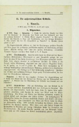 II. Die außereuropäischen Erdteile