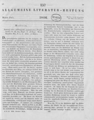Engel, J.: Entwurf einer pathologisch-anatomischen Propädeutik. Wien: Kaulfuss 1845
