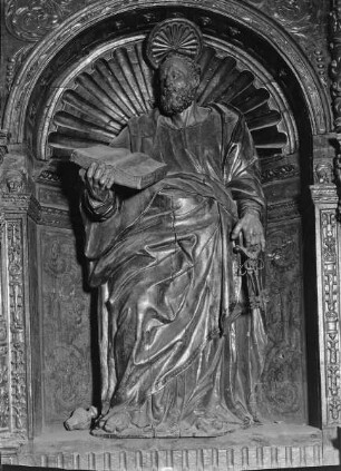 Hochaltar, Detail: heiliger Petrus