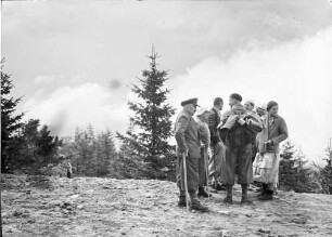 Witoscha Gebirge: Gruppe Touristen
