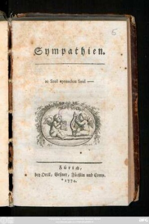 Sympathien : as Soul aproachas Soul