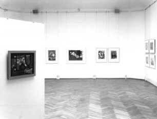 Dresden-Loschwitz. Ausstellung "Ingo Kraft", 10.07.2000-09.09.2000 im Leonhardi-Museum in Dresden-Loschwitz. Raumaufnahme (Atelier)