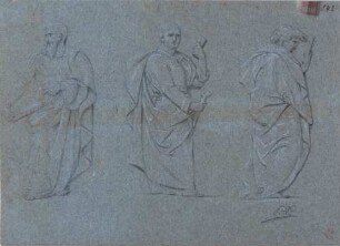 Drei Gewandfiguren