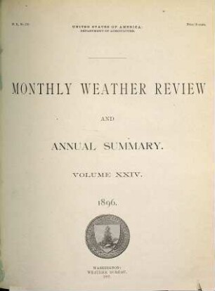 Monthly weather review. 24. 1896 (1897)
