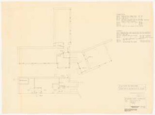 Kinderheim, Schwarzerden/Rhön: Positionsplan Türen Bauteil 2, 1:50