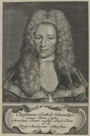 Bildnis des Christian Gottlieb Schwarz