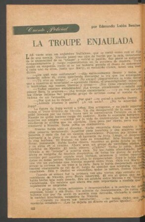 La troupe enjaulada : Cuento policial