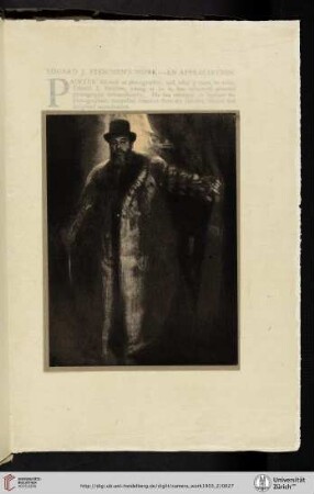 [Eduard J. [Jean] Steichen, VIII. Besnard, halftone reproduction from original gum print]