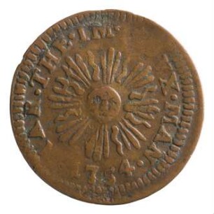 Münze, Soldo, 1754