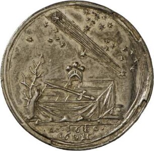 Medaille auf den großen Kometen 1680/81
