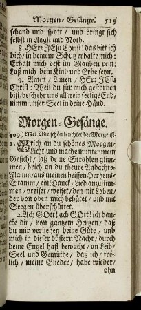Morgen-Gesänge. - Abend-Lieder.