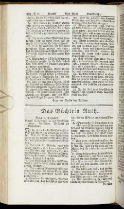 Das Büchlein Ruth.