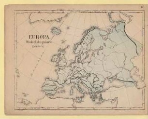 Europa. Wiederholungskarte. (physisch)