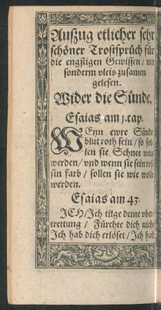 Wider die Sünde.