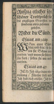 Wider die Sünde.