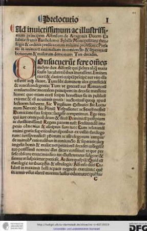 Ad invictissimum ac illustrissimum principem Alfonsum de Aragonia ducem Calabriae...