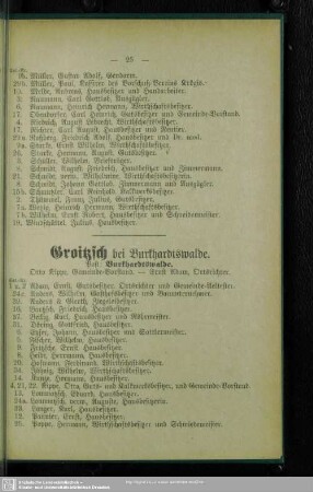 Groitzsch bei Burkhardtswalde