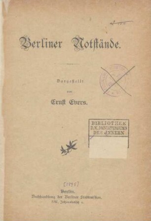 Berliner Notstände