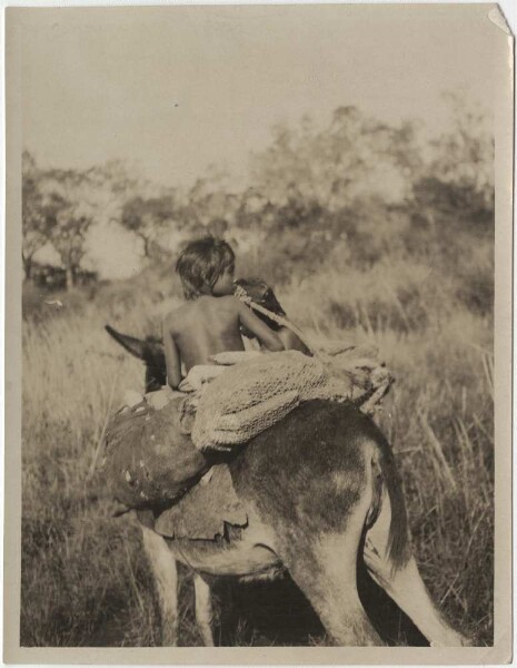 Ashluslay children return from the field