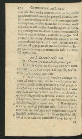 Ad L. 241. - 246.