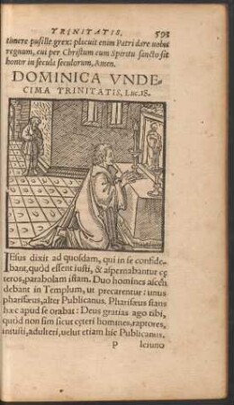 Dominica Undecima Trinitatis ...