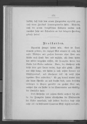 Brotkarten.