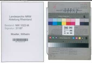 Entnazifizierung Wilhelm Moeller , geb. 06.06.1909 (Postbeamter)