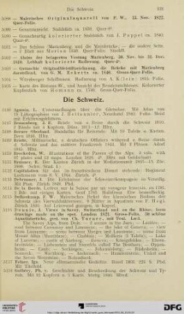 Die Schweiz (Nr. 5106-5270)