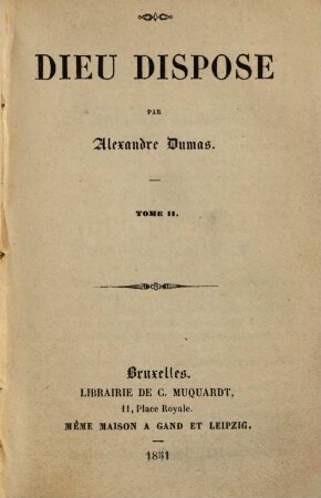 Dieu dispose, 2