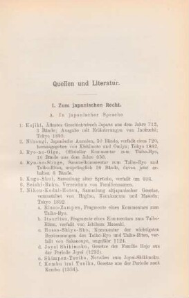 Quellen und Literatur