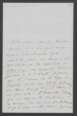 Brief an Hermann Härtel : 11.03.1852