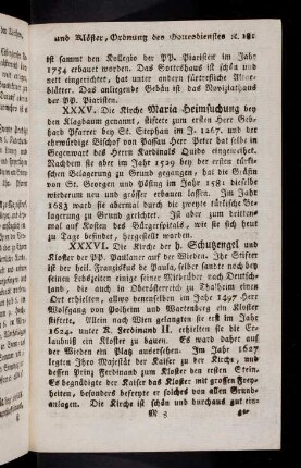 181-189, Die Kirche Maria Heimsuchung bey den Klagbaum ...