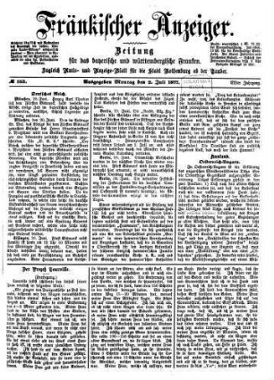 Fränkischer Anzeiger : Tagblatt d. Stadt Rothenburg u. Umgebung. 11. 1877, 7 - 12