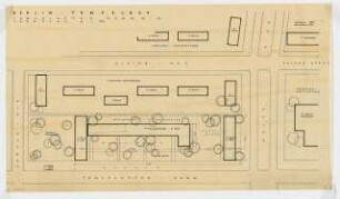 Wohnhäuser Tempelhofer Damm 32-42, Berlin-Tempelhof: Lageplan 1:500