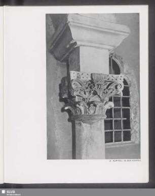 Kapitell in der Krypta