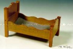 Puppenstubenmöbel: Bett