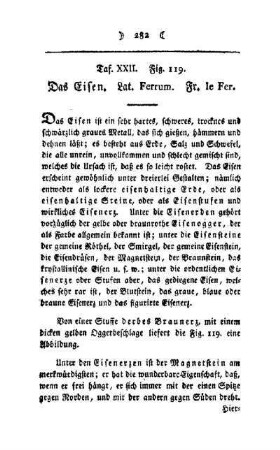 ¬Das¬ Eisen : Tafel XXII, Fig. 119