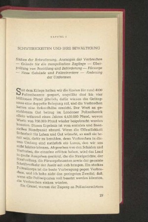 Kapitel 3 Schwierigkeiten und ihre Bewältigung