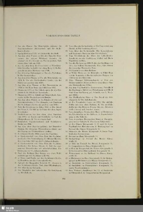 Verzeichnis Der Tafeln