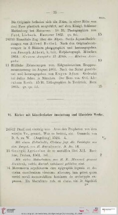 VI. Bücher mit künstlerischer Ausstattung und illustrirte Werke (Nr. 24312 - 24353)