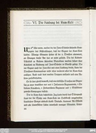 VI. Die Landung bei Kum-Kale