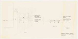 Amtsgericht und Gefängnis, Gütersloh Außenanlage: Detailplan (Grundriss, Schnitt), Brunnenfundament 1:100