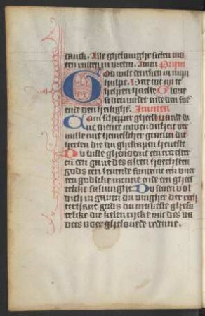 Prim (Fragment, Schluss fehlt)