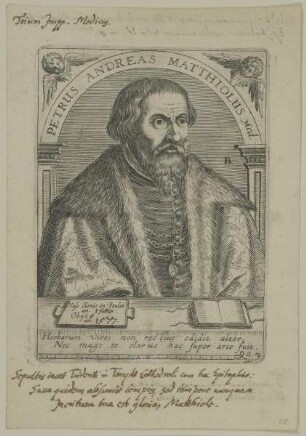 Bildnis des Pietro Andrea Matthioli