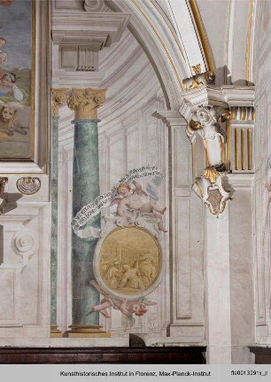 Freskenausmalung mit Szenen aus dem Leben von Mitgliedern des Servitenordens