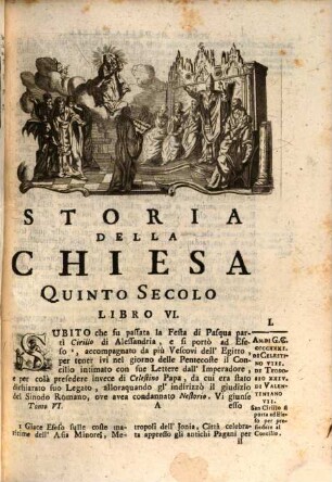 Storia Ecclesiastica. 6, Che Contiene La Storia Della Chiesa Dall'Anno CCCCXXXI. Fino All'Anno CCCCLXXXIV.