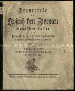 Trauerrede auf Kaiser Joseph II.