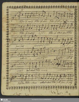 [Johann Hermann Schein:] Fillis ist keusch Fillis ist rein