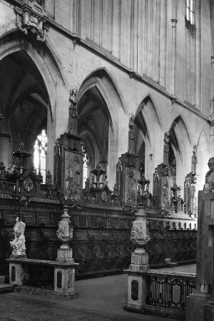 Salem. Zisterzienserabtei. Abteikirche (Pfarrkirche Mariä Himmelfahrt) (1299-1414, Umbau 1750-1751; J. C. Bagnato). Inneres
